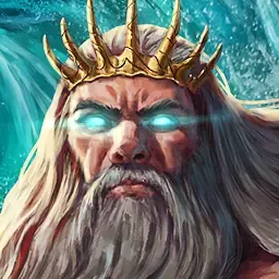 Retrato de Poseidon em Age of Mythology: Retold