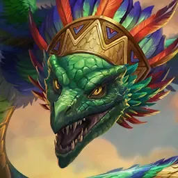 Retrato de Quetzalcoatl em Age of Mythology: Retold