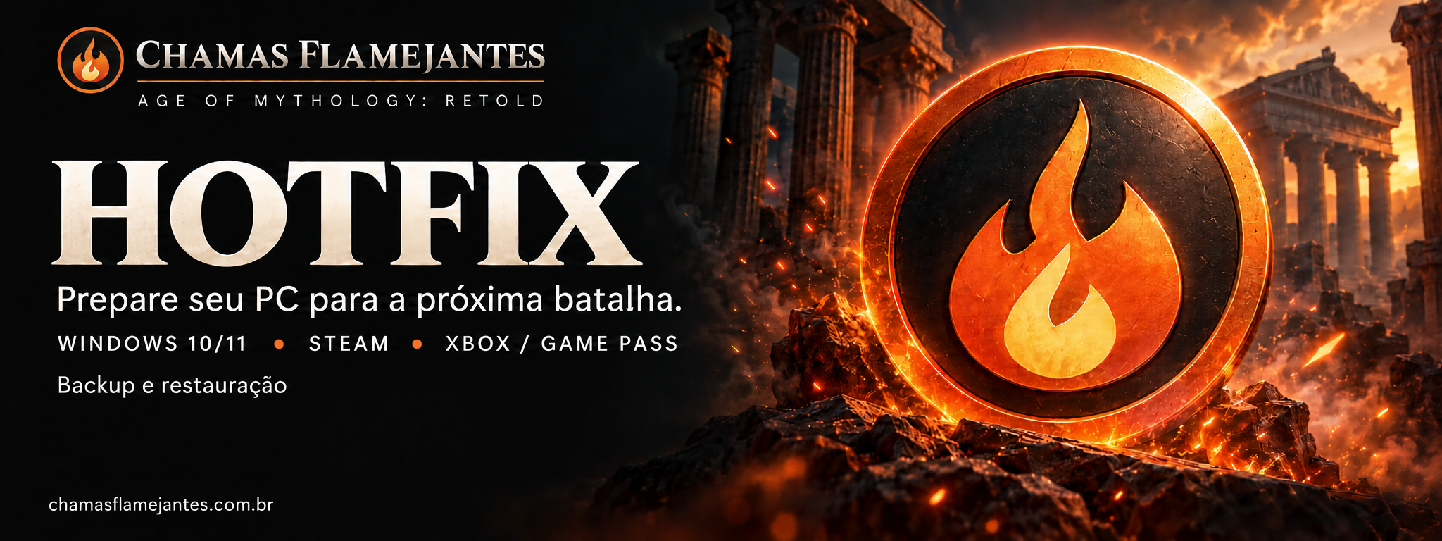 Imagem do programa CHAMAS FLAMEJANTES HOTFIX